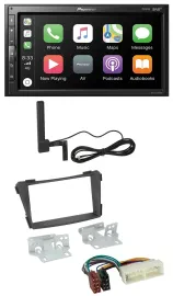 Автомагнитола для Hyundai i40 Pioneer 2-DIN, USB, Bluetooth, DAB, MP3, черная