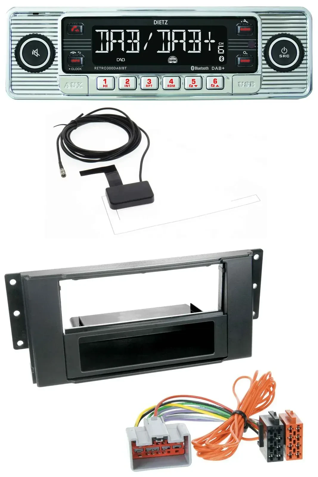 Автомагнитола для Land Rover Freelander (2011–2012) Dietz Bluetooth, USB, MP3, DAB