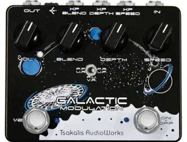 Педаль эффектов для электрогитары Tsakalis Galactic Phaser/Univibe/Chorus Stomp Box Effects Pedal