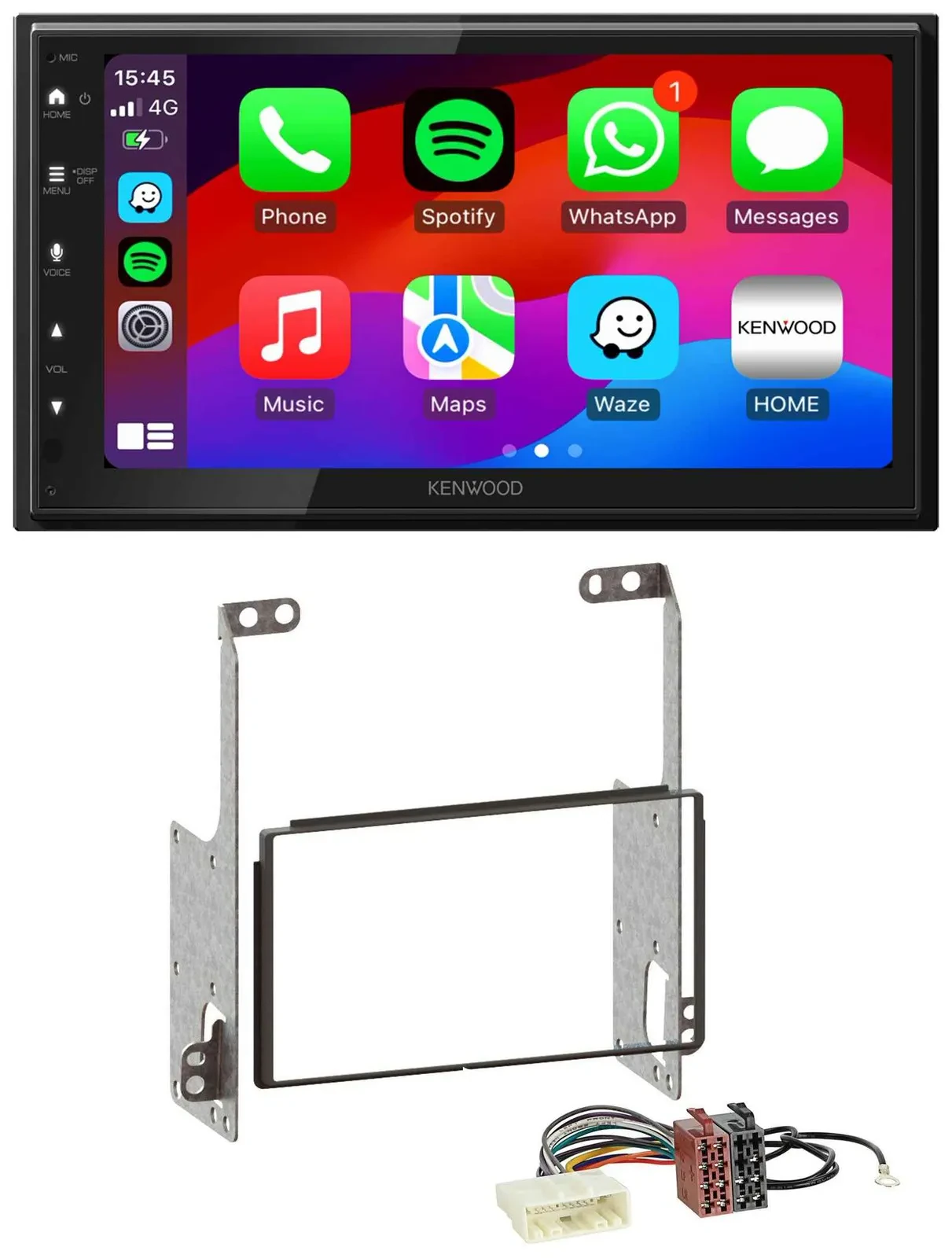 Kenwood MP3 USB DAB 2DIN Bluetooth Autoradio für Nissan X-Trail 2007-2014