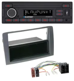 Blaupunkt MP3 AUX USB 1DIN Autoradio für Fiat Idea (350, 03-11) - grau