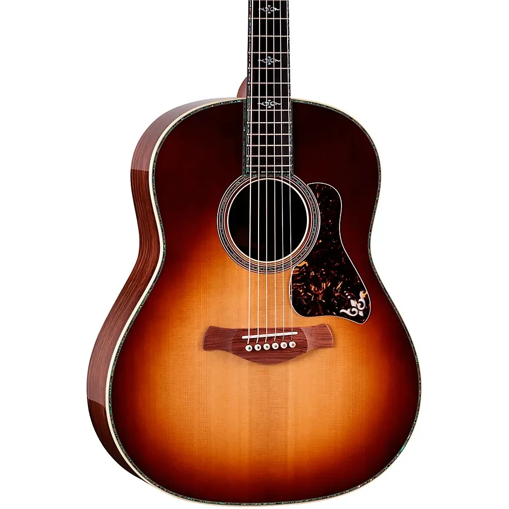 Электроакустическая гитара Taylor Gold Label 917e Grand Pacific Teardrop Sunburst с жестким кейсом
