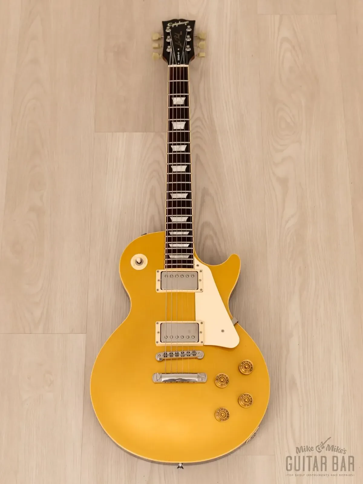 Электрогитара Epiphone Les Paul Standard HH Goldtop w/gigbag Japan 1998