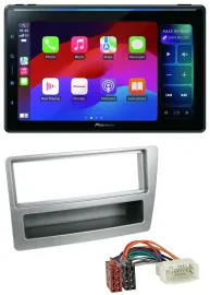 Pioneer Bluetooth DAB MP3 USB Autoradio für Honda Civic 04-06 silber autom. Klim