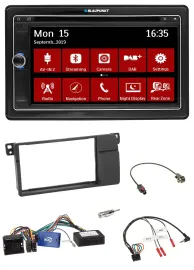 Blaupunkt Bluetooth DAB 2DIN USB DVD Lenkrad Autoradio für BMW 3er E46 2002-2006