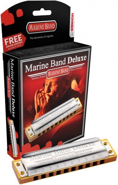 Губная гармошка диатоническая Hohner Marine Band Deluxe 2005/20 G