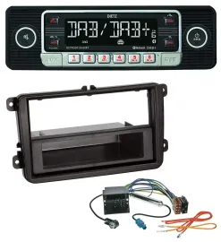 Dietz USB DAB MP3 Bluetooth Autoradio für Skoda Fabia Octavia Rapid Roomster