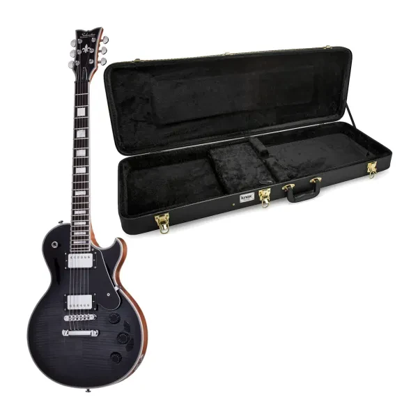 Schecter Solo II Custom 6 String Electric Guitar with Hard Shell Case