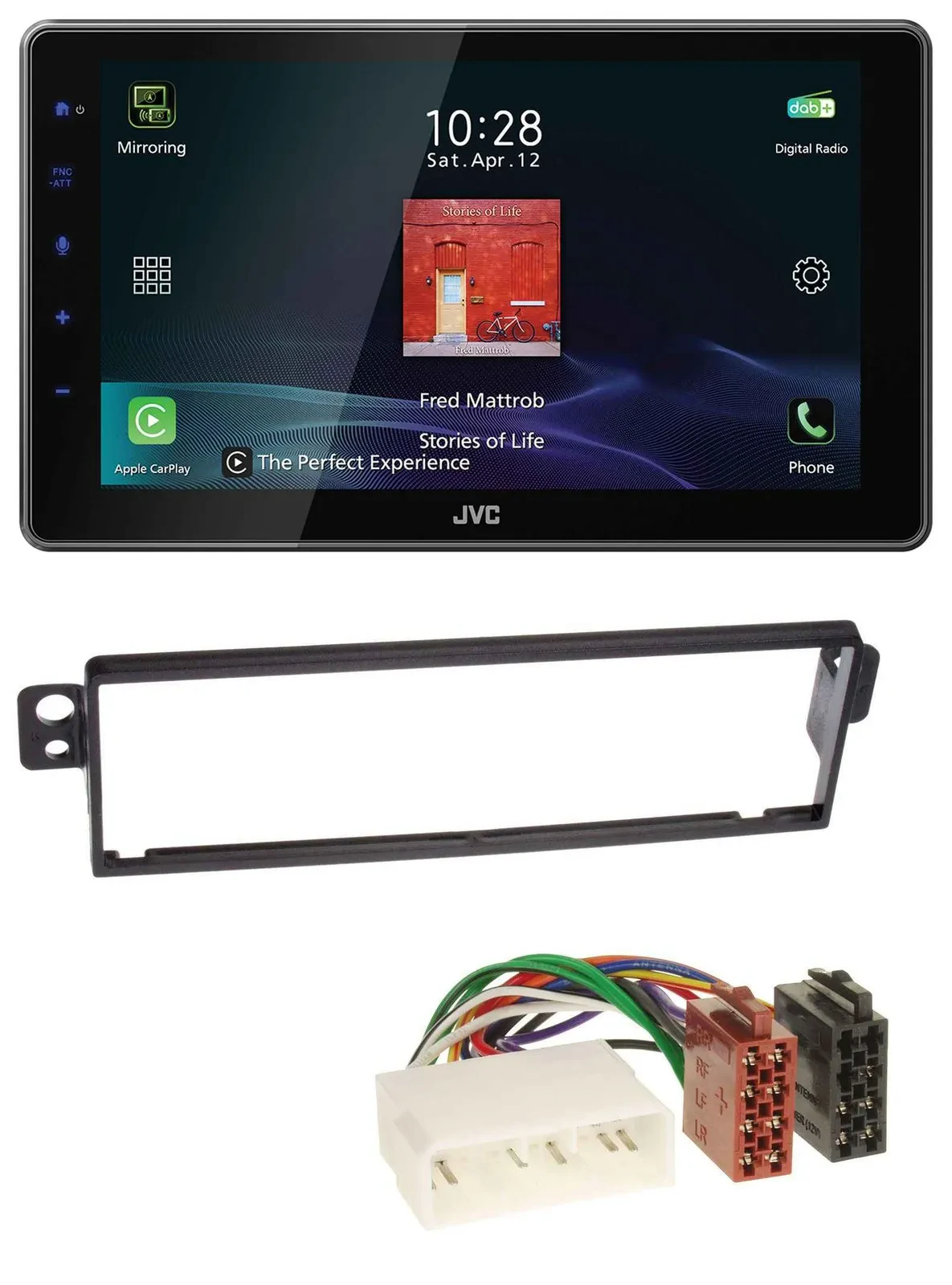 JVC DAB MP3 Bluetooth USB Autoradio für Chevrolet Kalos KLAS 2004-2007