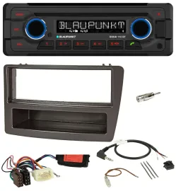 Blaupunkt Lenkrad MP3 CD Bluetooth USB Autoradio für Honda Civic 04-06 anthrazit