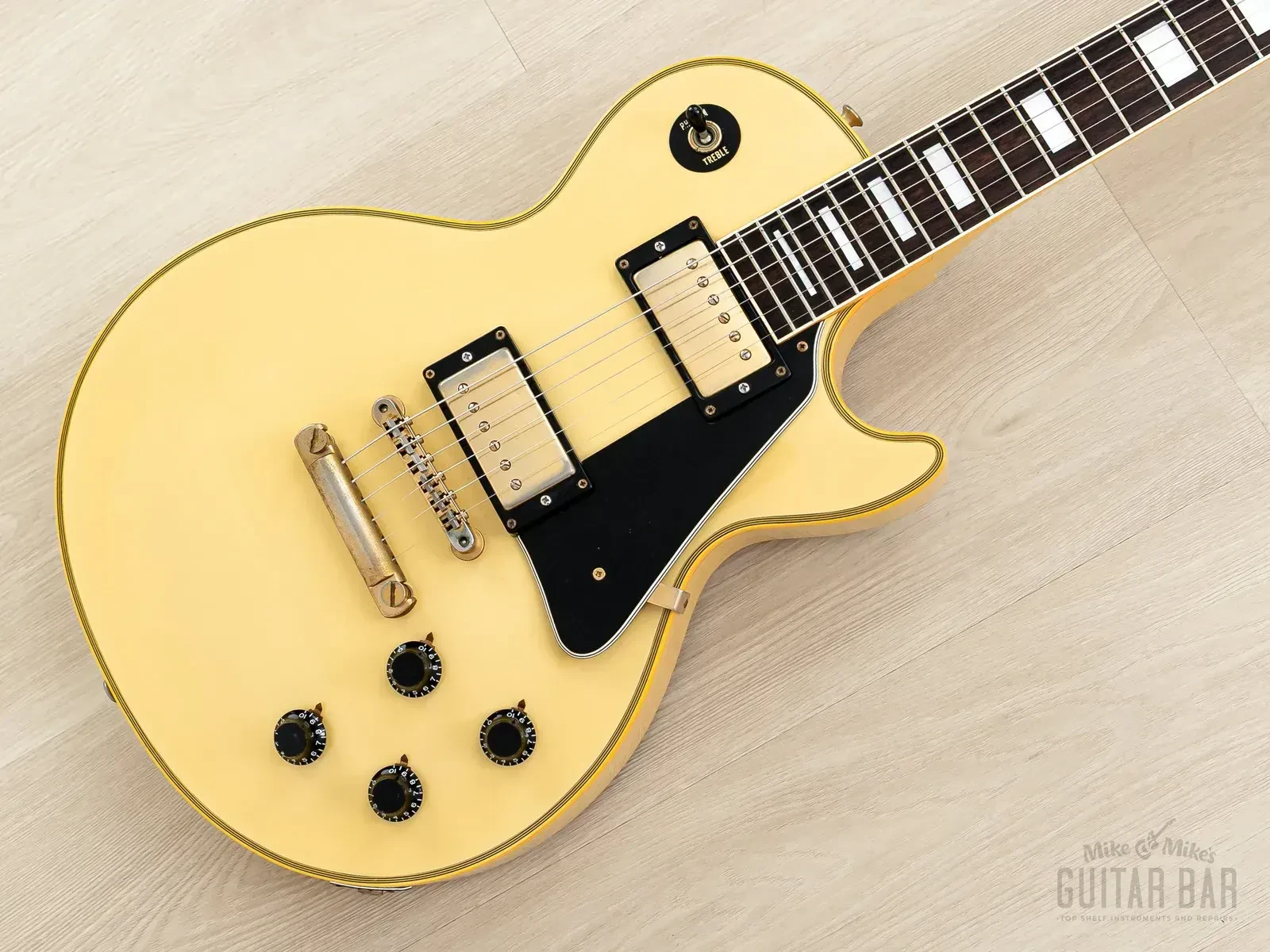 1984 Burny RLC-60 Custom Vintage Guitar Cream White, Japan Fernandes