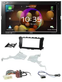 JVC DAB MP3 2DIN Bluetooth USB Autoradio für Nissan Altima 2013-2018