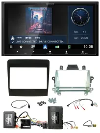 Kenwood Bluetooth 2DIN USB DAB Lenkrad Autoradio für Porsche 911 11-17 Soundsyst