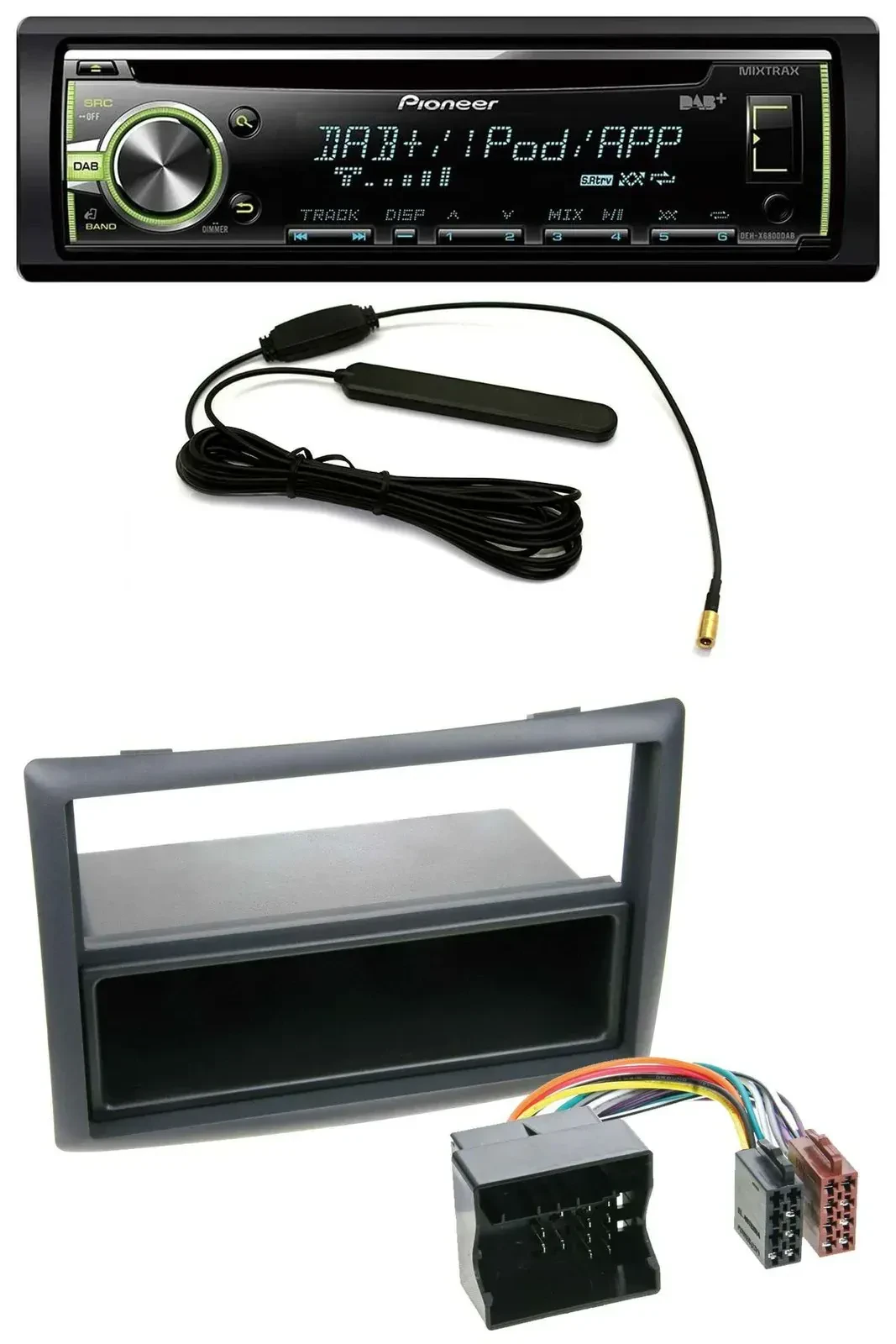 Автомагнитола для Renault Megane (2009–2010) Pioneer MP3 USB CD DAB AUX