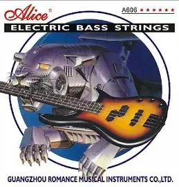Струны для 6-струнной бас-гитары Alice A606(6)-M 32-130