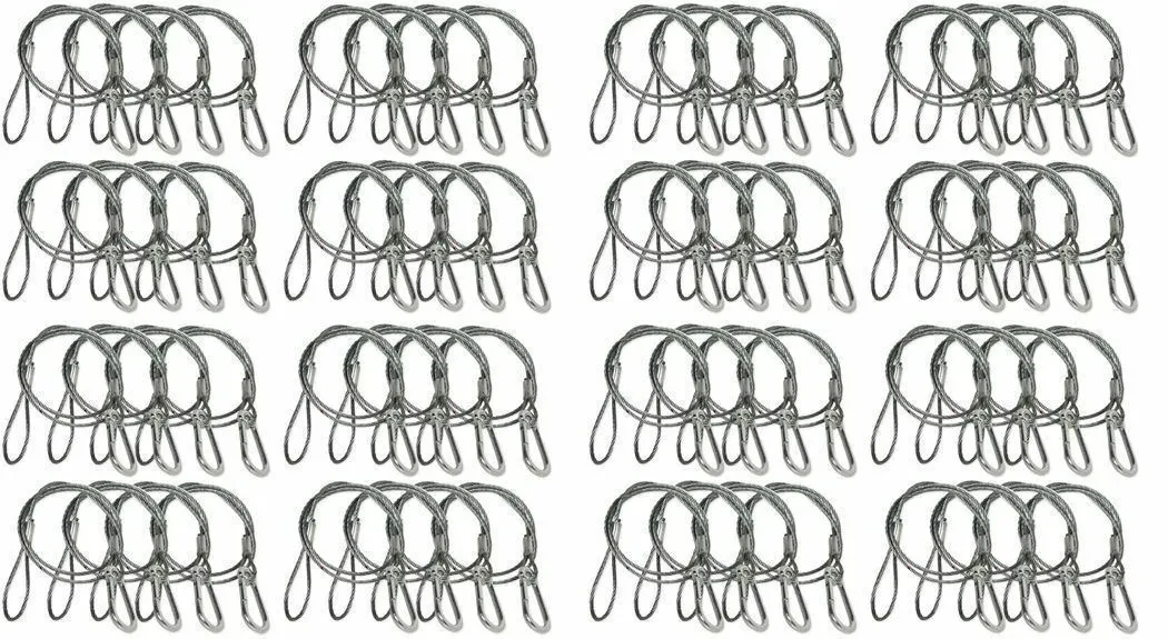 64) Chauvet CH-05 31" Inch Safety Clamp Lighting Cable Wires -Up To 700 LBS CH05
