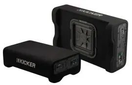 Kicker PL7TDF10 Loaded Single 10" Amplified Truck Enclosure