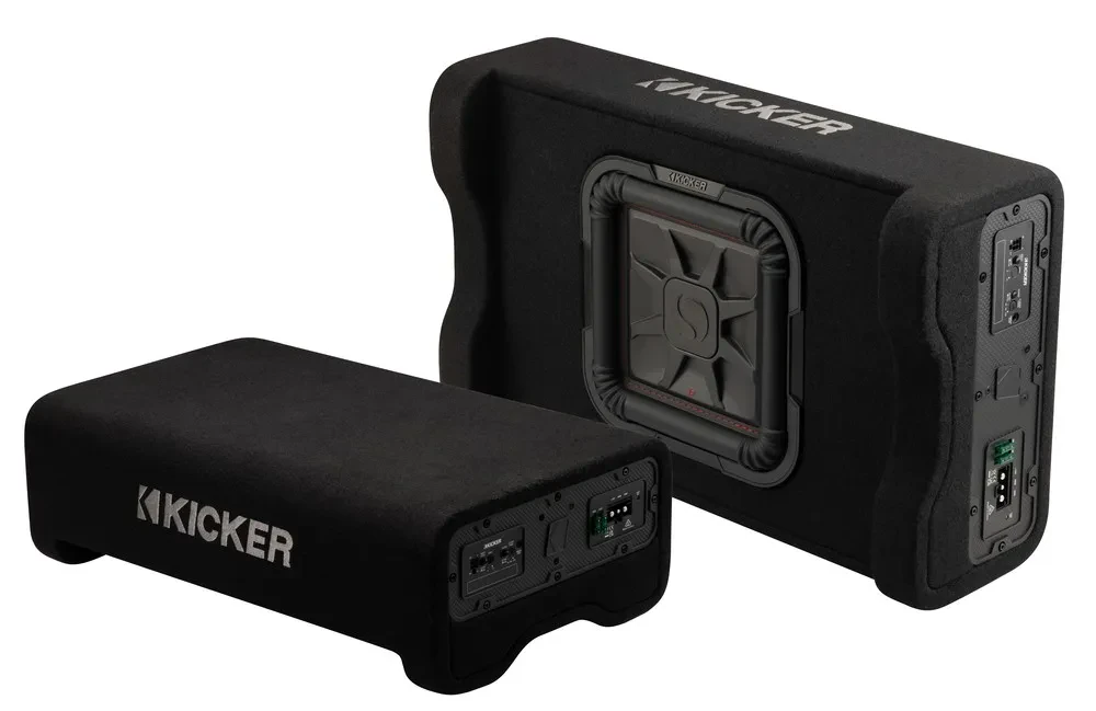 Kicker PL7TDF10 Loaded Single 10" Amplified Truck Enclosure