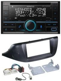 Автомагнитола для Kia Ceed (с 2012) Kenwood 2 DIN, CD, DAB, USB, MP3, Bluetooth, черная