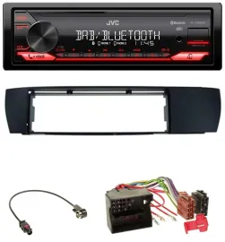 Автомагнитола для BMW X3 (E83 2004–2010) JVC Bluetooth, USB, DAB, MP3