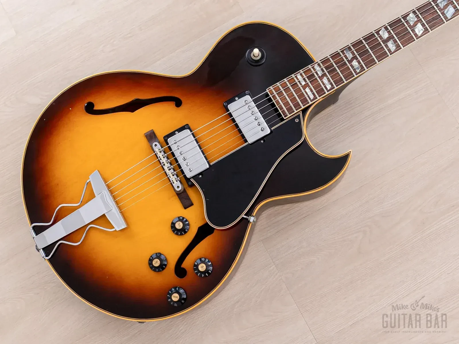 1967 Gibson ES-175 D Vintage Hollowbody Guitar Sunburst w/ Pat # Pickups, Case