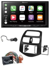 Автомагнитола Pioneer 2DIN MP3 USB DAB DVD для Chevrolet Spark (с 2013)