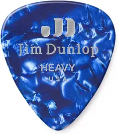 Медиаторы Dunlop Celluloid Blue Pearloid Heavy 483P10HV 12Pack
