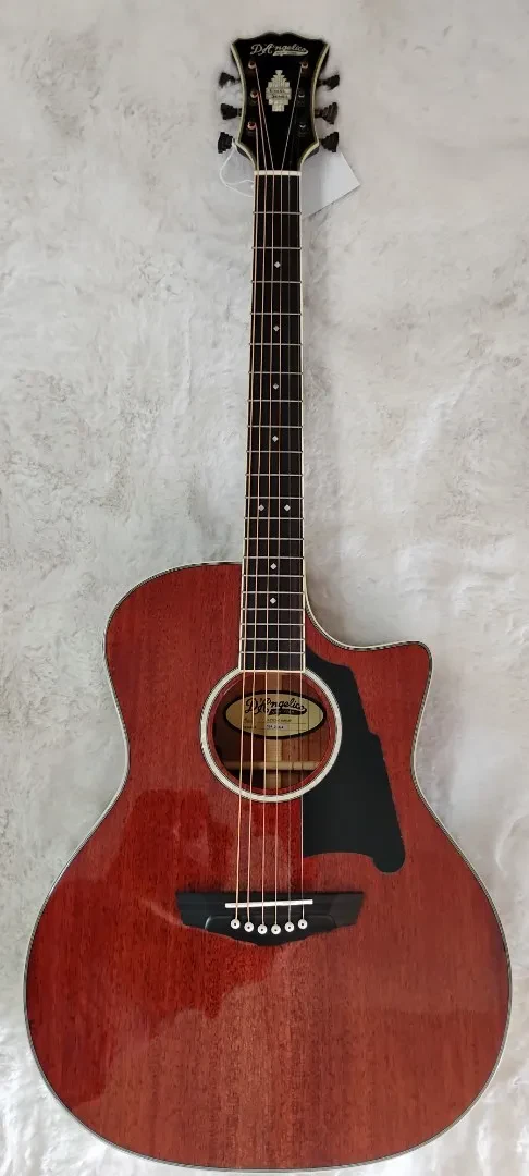 Б/У электроакустическая гитара D'Angelico Excel Gramercy Grand Auditorium, натуральный махагон