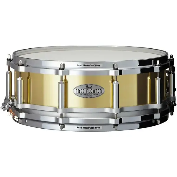 Малый барабан Pearl Free Floating Brass 14x5 Brushed