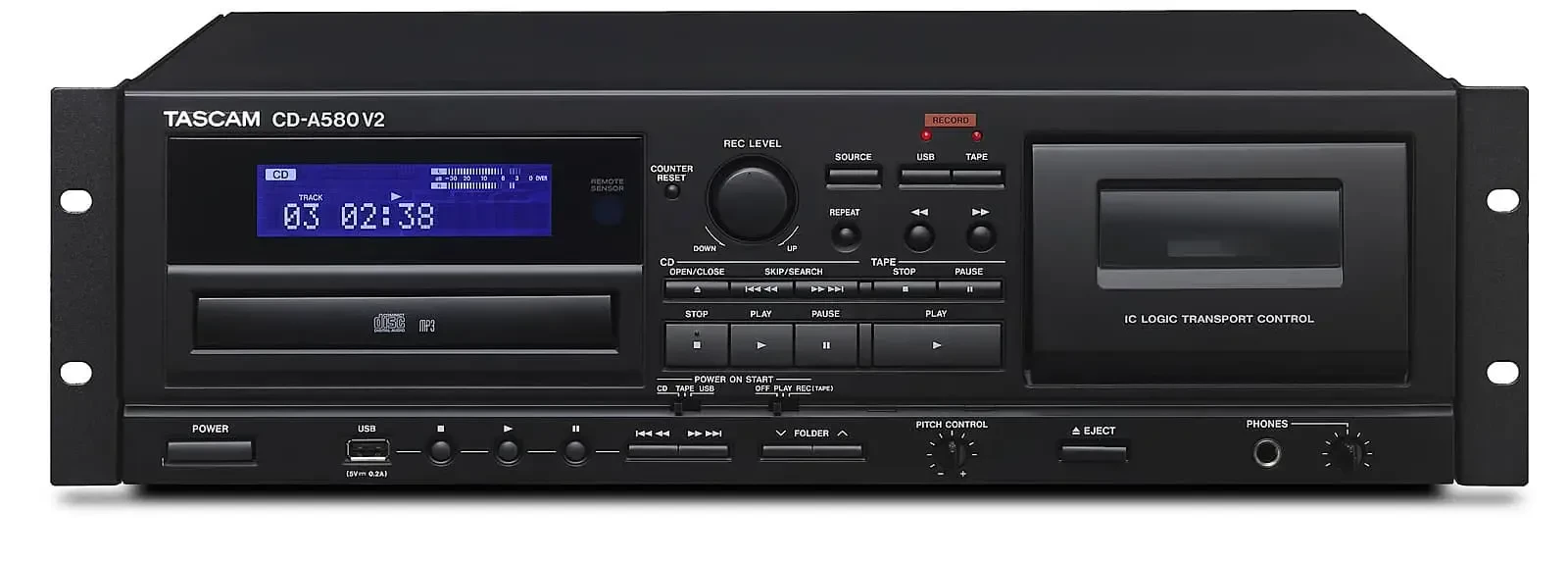 CD-проигрыватель рэковый Tascam CD-A580 V2 USB