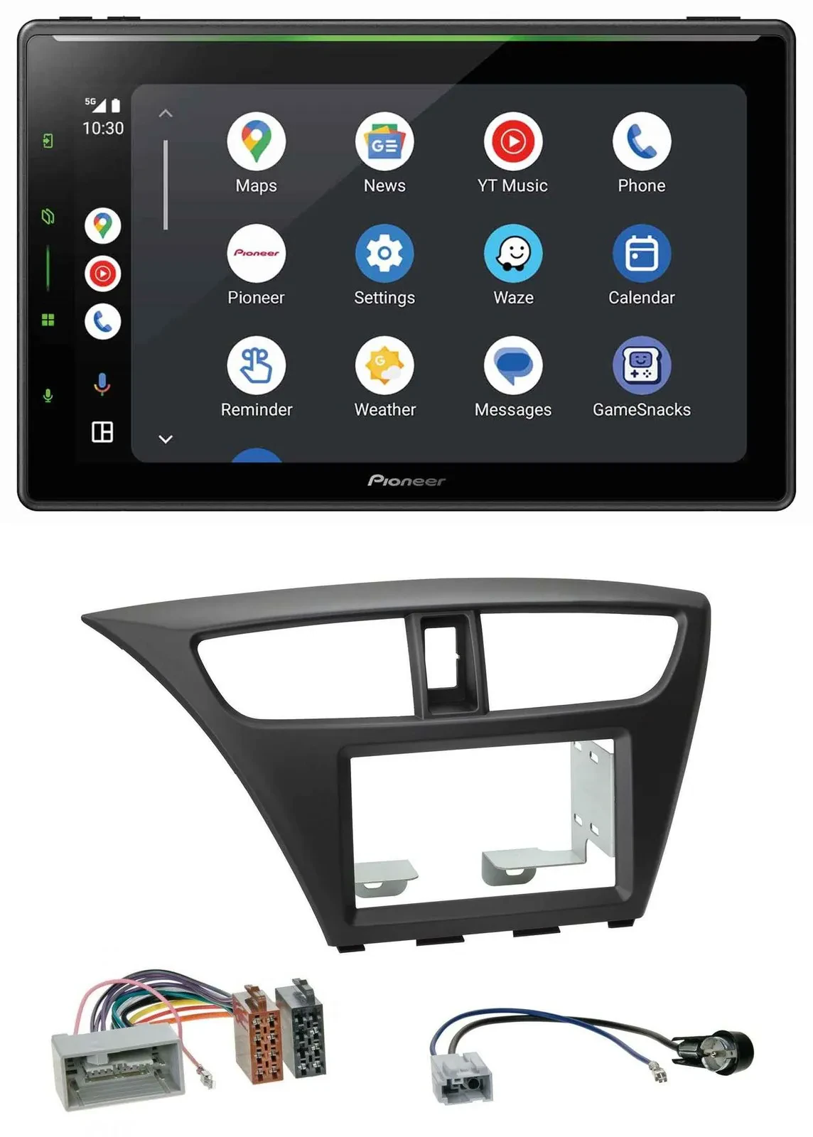 Pioneer 2DIN MP3 USB Bluetooth DAB Autoradio für Honda Civic Hatchback ab 12