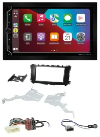 ESX 2DIN DAB USB MP3 Bluetooth Autoradio für Nissan Altima 2013-2018