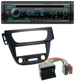 Kenwood MP3 Bluetooth DAB USB CD Autoradio für Renault Megane 3 09-14 Quadlock s