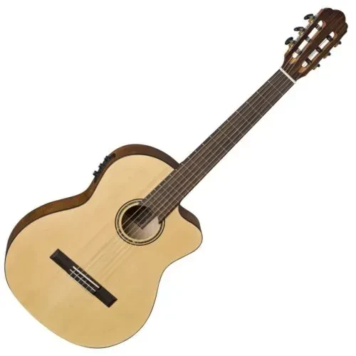 Электроакустическая гитара LaMancha C-LIME-TN-CER 4/4, тонкий корпус, вырез, немецкая ель, окуме, мензура 650 мм, порожек 48 мм, радиус 380 мм