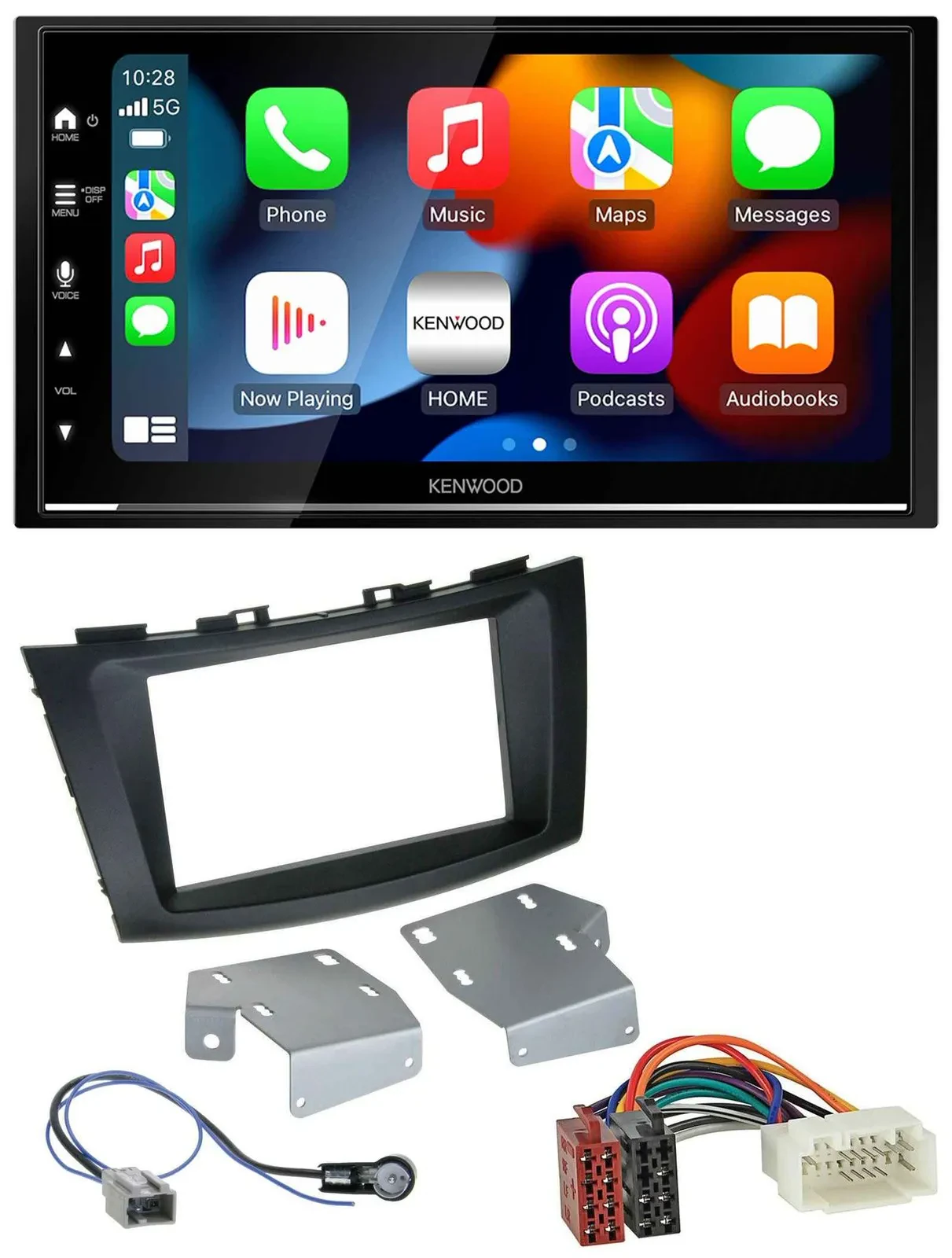 Kenwood DAB USB Bluetooth 2DIN MP3 Autoradio für Suzuki Swift (ab 2010)