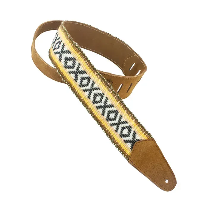 Ремень для гитары Henry Heller HPCWD-TAN Fashion Cotton Series Brown