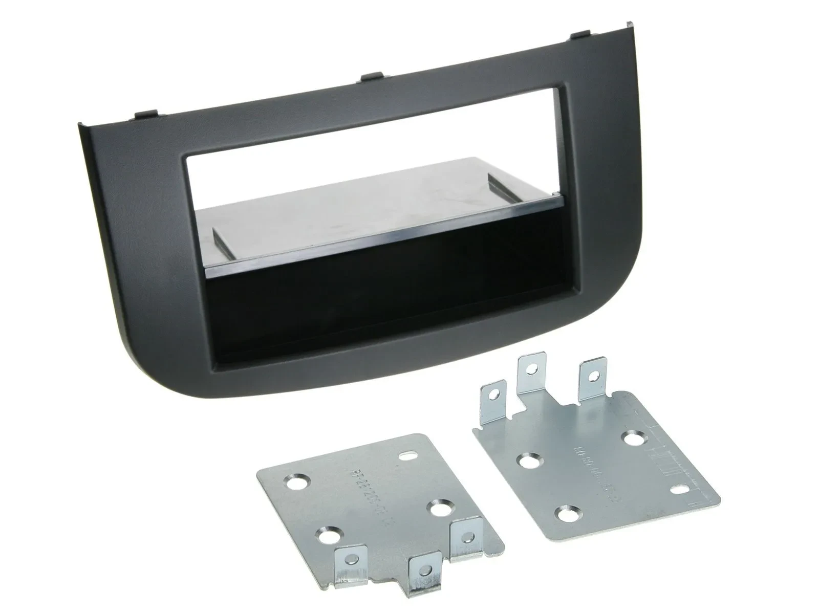 Einbaurahmen DIN Autoradio für Mitsubishi Colt 2008-2012 Ablagefach