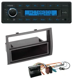 VDO Bluetooth AUX USB MP3 Autoradio für Citroen Jumper 2006-2011 Quadlock