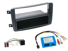 Einbauset DIN Autoradio für Mercedes C-W203 2000-2004 aktiv