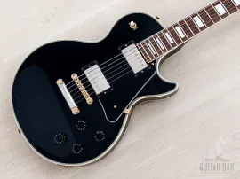 2000 Epiphone by Gibson Les Paul Custom Black Beauty LPC-80 w/ Case, Japan