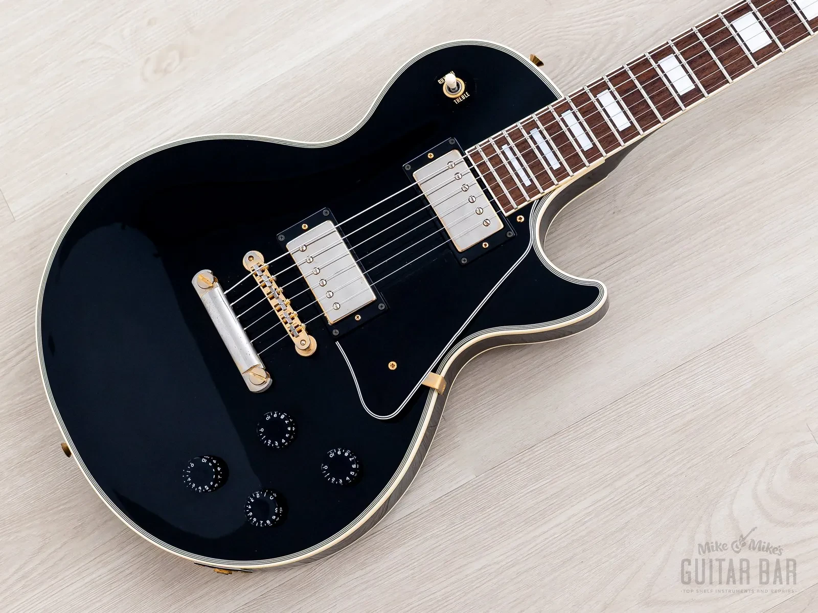 2000 Epiphone by Gibson Les Paul Custom Black Beauty LPC-80 w/ Case, Japan