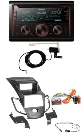 Pioneer 2DIN MP3 DAB USB CD Bluetooth Autoradio für Ford Fiesta 08-10 Display sc