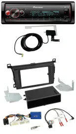 Автомагнитола для Toyota RAV4 (с 2013) Pioneer Bluetooth, DAB, USB, поддержка кнопок на руле