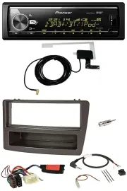 Автомагнитола для Honda Civic 2004–2006 Pioneer Bluetooth, DAB, USB, антрацит