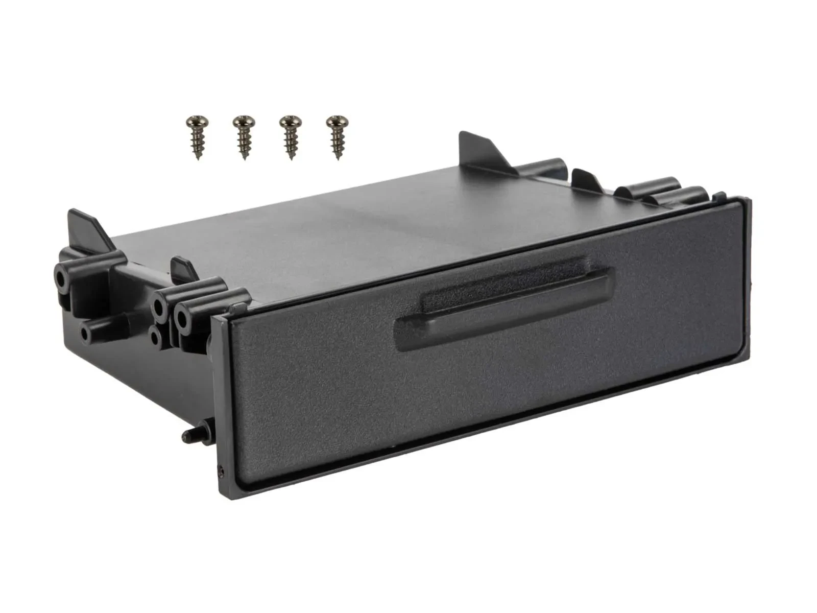 Ablage für 2 DIN Radioblenden (schraubbar) mit Klappe