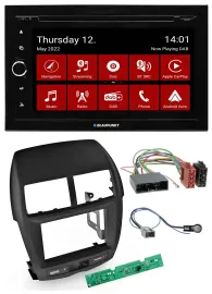 Blaupunkt MP3 DVD Bluetooth DAB 2DIN USB Autoradio für Mitsubishi ASX 2010-2014