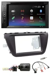 Pioneer Bluetooth Lenkrad USB 2DIN DAB DVD Autoradio für Suzuki SX4 ab 2013
