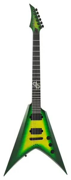 Электрогитара Solar Guitars V2.6LB Flame Lime Burst Matte