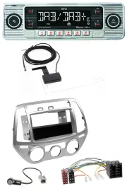 Dietz Bluetooth USB MP3 DAB Autoradio für Hyundai i20 (12-14) man. Klima