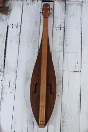McSpadden Standard Dulcimer 4 String Flathead Teardrop Dulcimer with Gig Bag